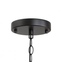 14.96 in. 1-Light Matte Black Iron Geometric Cage Pendant by YANSUN 15 14.96 in. 1-Light Matte Black Iron Geometric Cage Pendant by YANSUN -YANSUN Shop black yansun chandeliers h dz037 44 1000