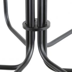 25 in. 6-Light Matte Black Modern Minimalist Hanging Candlestick Chandelier Pendant by YANSUN -YANSUN Shop black yansun chandeliers h dz054n3 1f 1000