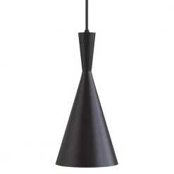 9.06 in.1-Light Black Pedant with Triangel Metal Shade, Nordic Style Kitchen Island Lighting by YANSUN