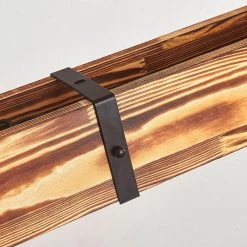 4-Light Kitchen Island-Linear LED Pendant with Wood Accents (Bulbs Included) by YANSUN -YANSUN Shop black yansun chandeliers h dz082 44 1000