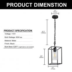 1-Light Black Hardwired Kitchen Island Lighting Fixtures with Glass Shade by YANSUN -YANSUN Shop black yansun chandeliers h dz089 c3 1000