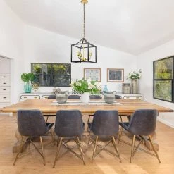 3-Light Black Lantern Caged Metal Pendant with Gold Candle Sleeves by YANSUN 16 3-Light Black Lantern Caged Metal Pendant with Gold Candle Sleeves by YANSUN -YANSUN Shop black yansun chandeliers h dz092 fa 1000