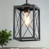 1-Light Black Kitchen Island Pendant with Cage Design Shade by YANSUN 2 1-Light Black Kitchen Island Pendant with Cage Design Shade by YANSUN -YANSUN Shop black yansun chandeliers h dz103 64 1000