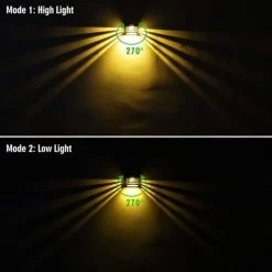 Solar Black Warm White LED Fence Deck Rail Light Pathway IP65 Weatherproof (8-Pack) by YANSUN -YANSUN Shop black yansun deck rail lights fx zh9000506 44 1000