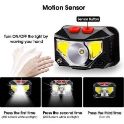 2.44 in Black 8 Modes 450 Lumens Waterproof Outdoor Integrated LED USB Rechargeable Headlamp Flashlight (4-Pack) by YANSUN 11 2.44 in Black 8 Modes 450 Lumens Waterproof Outdoor Integrated LED USB Rechargeable Headlamp Flashlight (4-Pack) by YANSUN -YANSUN Shop black yansun flood lights h brtd003usb 4 4f 1000