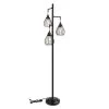 68 in. 3-Light Black LED Tree Floor Lamp with Cage Metal Shades by YANSUN -YANSUN Shop black yansun floor lamps h fl001 64 1000