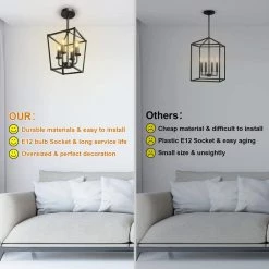 9 in. 4-Light Farmhouse Industrial Wind Semi-Recessed Semi-Flush Mount by YANSUN -YANSUN Shop black yansun flush mount lights fx mj0038301 1f 1000