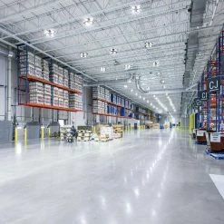 80-Watt Black Deformable LED Adjustable Garage Light Semi-Flush Mount Lighting, 4-Leaf 6000K Daylight White (2-Pack) by YANSUN -YANSUN Shop black yansun flush mount lights h gl00501e26 fa 1000