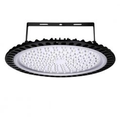 16.92 in. 500-Watt Equivalent Integrated LED UFO Black High Bay Light, 6500K by YANSUN -YANSUN Shop black yansun high bay lights fx zo0011200 1f 1000