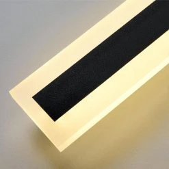 1-Light 35 in. Black Modern Integrated LED Indoor/Outdoor Porch Light Wall Lantern Sconce by YANSUN -YANSUN Shop black yansun outdoor sconces h wl035 c3 1000