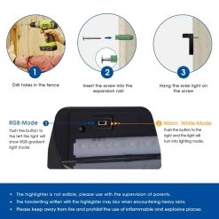 Solar Powered House Numbers Address Sign Dusk to Dawn Waterproof Outdoor Plaque Light with 2 Lighting Modes by YANSUN -YANSUN Shop black yansun outdoor specialty lighting h so039sxn2 76 1000