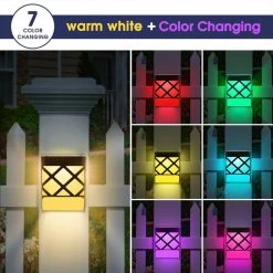 Solar Battery Black Integrated LED Dusk to Dawn Waterproof Decorative Deck Rail Light (12-Pack) by YANSUN -YANSUN Shop black yansun path lights h so03802 4 c3 1000