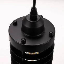 4.7 in. 1-Light Black Cage Modern Industrial Farmhouse Metal Mini Pendant with Barn Shape by YANSUN -YANSUN Shop black yansun pendant lights h dz116 1f 1000