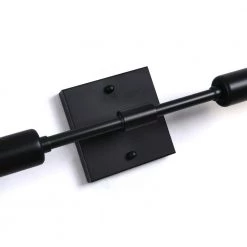 14.5 in. 2-Light Black Linear Wall Sconce Vanity Light Without Shade by YANSUN -YANSUN Shop black yansun vanity lighting h wl007n1 4f 1000