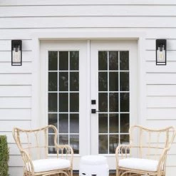 12.6 in. 1-Light Black Vintage Wall Light, Outdoor Industrial Style Wall Sconce by YANSUN -YANSUN Shop black yansun vanity lighting h wl013n1 31 1000