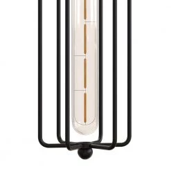 10.63 in.1-Light Dimmable Black Wall Lamp with Caged Shaded by YANSUN -YANSUN Shop black yansun wall sconces h wl016 fa 1000