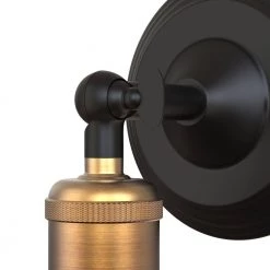 10.63 in. 1-Light Dimmable Black Sconce Wall Lamp with Metal Caged Shaded by YANSUN -YANSUN Shop black yansun wall sconces h wl016n1 66 1000