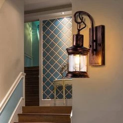 13 in. 1-Light Retro Industrial Style Wall Lamp, Black Wrought Iron Wall Lamp for Bar, Cafe, Restaurant by YANSUN -YANSUN Shop black yansun wall sconces h wl028 fa 1000