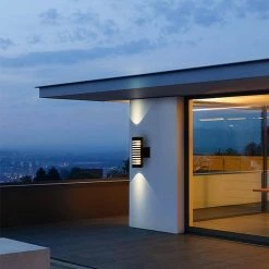 11.81 in. 2-Light Black Cylinder Modern E26 Base LED Indoor/Outdoor Porch Light Wall Lantern Sconce by YANSUN -YANSUN Shop black yansun wall sconces h wl034 4f 1000