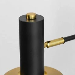 4.72 in. 1-Light Black Metal Wall Sconce Lighting, Modern Brass-Plated Wall Light Fixture by YANSUN -YANSUN Shop black yansun wall sconces h wl065 4f 1000