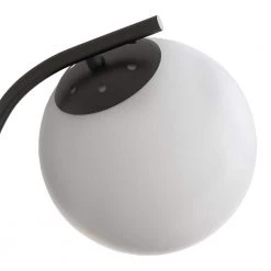 7.87 in. 1-Light Black Modern Globe Wall Sconce with Frosted Glass Shade by YANSUN -YANSUN Shop black yansun wall sconces h wl070b 1f 1000