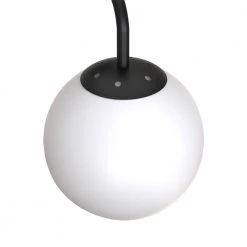 5.91 in. 1-Light Black Modern Globe Wall Sconce with Frosted Glass Shade by YANSUN -YANSUN Shop black yansun wall sconces h wl071b 1f 1000