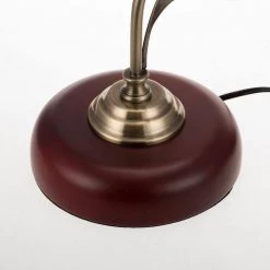 16.93 in. 1-Light Brass Retro Dome Metal Table Lamp with Glass Shade by YANSUN -YANSUN Shop brass yansun table lamps h dl025 1f 1000