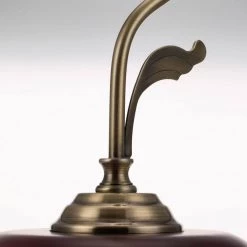 16.93 in. 1-Light Brass Retro Dome Metal Table Lamp with Glass Shade by YANSUN -YANSUN Shop brass yansun table lamps h dl025 44 1000