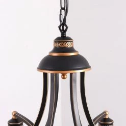 6-Light Oil Rubbed Bronze Chandelier with Frosted White Glass Shades by YANSUN -YANSUN Shop bronze yansun chandeliers h dz109 4f 1000