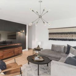 8-Light Chrome Unique Modern Sputnik Chandelier Pendant Light by YANSUN -YANSUN Shop chrome yansun chandeliers h dz085sn1 76 1000