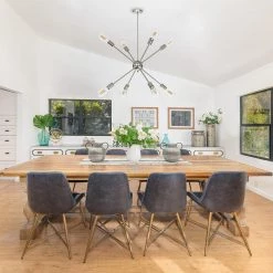 8-Light Chrome Unique Modern Sputnik Chandelier Pendant Light by YANSUN -YANSUN Shop chrome yansun chandeliers h dz085sn1 fa 1000