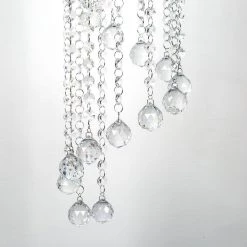 7.8 in. 1-Light Chrome Flush Mount Chandelier UL Listed with K9 Crystals by YANSUN -YANSUN Shop chrome yansun flush mount lights h cl026 4f 1000