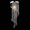 7.8 in. 1-Light Chrome Flush Mount Chandelier UL Listed with K9 Crystals by YANSUN -YANSUN Shop chrome yansun flush mount lights h cl026 64 1000