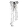 7.8 in. 1-Light Chrome Flush Mount Chandelier UL Listed with K9 Crystals by YANSUN -YANSUN Shop chrome yansun flush mount lights h cl026n1 64 1000
