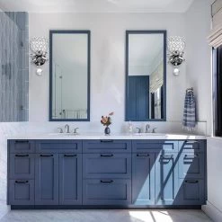 5.12 in. 1-Light Chrome Indoor Wall Sconce with Antique Metal Crystal Shade by YANSUN -YANSUN Shop chrome yansun wall sconces h wl042sn2 44 1000