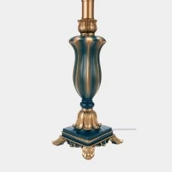 13.39 in. Dark Green Indoor Table Lamp with White Fabric Shade by YANSUN 17 13.39 in. Dark Green Indoor Table Lamp with White Fabric Shade by YANSUN -YANSUN Shop dark green yansun outdoor table lamps h dl020b 1f 1000