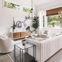 27.95 in. 6-Light Black Modern Wagon Wheel Chandelier by YANSUN -YANSUN Shop matte black yansun chandeliers h dz019n1 fa 1000