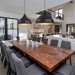 13.39 in. Matte Black Pendant Light with Bowl Shaped, Modern and Classic Style by YANSUN -YANSUN Shop matte black yansun chandeliers h dz058n1 76 1000