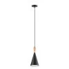 9.06 in. 1-Light Matte Black Pendant Light with Triangle Shaped, Modern Style by YANSUN -YANSUN Shop matte black yansun pendant lights h dz003 64 1000