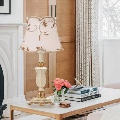 18.11 in. Off-White Fabric Indoor Table Lamp with White Shade by YANSUN 13 18.11 in. Off-White Fabric Indoor Table Lamp with White Shade by YANSUN -YANSUN Shop off white yansun outdoor table lamps h dl020w 66 1000