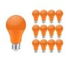 40-Watt Equivalent 5-Watt A19 E26 Base Non-Dimmable Party Holiday Home Decorative LED Light Bulb in Orange (12-Pack) by YANSUN -YANSUN Shop orange yansun colored light bulbs h fb021rbw4e26 12 64 1000