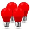 20-Watt Equivalent A15 3-Watt Non-Dimmable Red LED Colored Light Bulb E26 Base (4-Pack) by YANSUN -YANSUN Shop red yansun colored light bulbs h c7003be12 8 64 1000