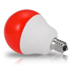 40-Watt Equivalent G14 5-Watt Non-Dimmable Red Colored LED Light Bulb E12 Base (12-Pack) by YANSUN -YANSUN Shop red yansun colored light bulbs h fb021rbw4e26 4 44 1000