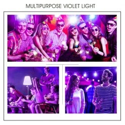 20-Watt Equivalent A15 3-Watt Non-Dimmable Violet LED Colored Light Bulb E26 Base (4-Pack) by YANSUN -YANSUN Shop violet yansun colored light bulbs h he007ve26 4n1 fa 1000