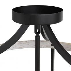 14.96 in. 3-Light White and Gold Semi-Flush Mount with Drum Shade by YANSUN -YANSUN Shop white and gold yansun flush mount lights h cl014 1f 1000