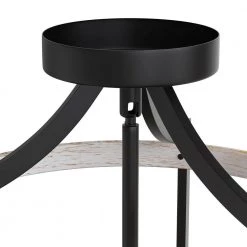 14.96 in. 3-Light White and Gold Semi-Flush Mount with Drum Shade by YANSUN -YANSUN Shop white and gold yansun flush mount lights h cl014n1 1f 1000