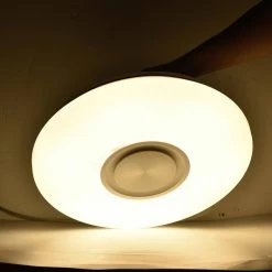 17 in. 1-Light White Integrated LED Flush Mount (1-Pack) by YANSUN -YANSUN Shop white yansun flush mount lights fx mc0119402 4f 1000