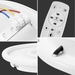 12 in. 1-Light Dimmable Gold Integrated LED Flush Mount by YANSUN -YANSUN Shop white yansun flush mount lights fx zc0071104 1f 1000