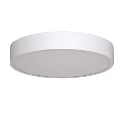 11.81 in. Round White Modern Integrated Selectable LED Flush Mount Lighting Fixture, Color Temperature Adjustable by YANSUN -YANSUN Shop white yansun flush mount lights h cl035 fa 1000