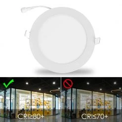 4.72 in. x 4.72 in. Warm White 480 Lumens Integrated LED Panel Light, 2700K (12-Pack) by YANSUN -YANSUN Shop white yansun led panel lights fx mj0026204 4f 1000
